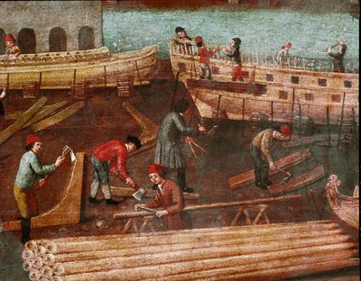 Cantiere navale nell