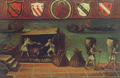 Insegna della Corporazione dei Carbonai Veneziani da Italian School