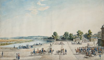 Firma della capitolazione di Parigi al Château de Saint-Cloud, 3 luglio 1815 da Italian School