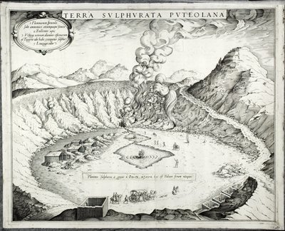 Vulcano Solfatara, Pozzuoli, Napoli da Italian School