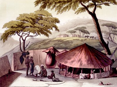 Costa sud-orientale: nazione Cafre, 1820-30 da Italian School