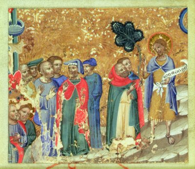 San Giovanni Battista predica da Italian School