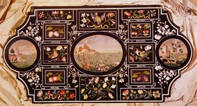 Tavolo (pietra dura) da Italian School