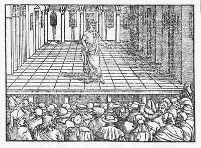 Scena di Terenzio, c.1563 da Italian School