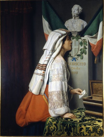 Il plebiscito del 1870. In questa occasione gli italiani votarono per l