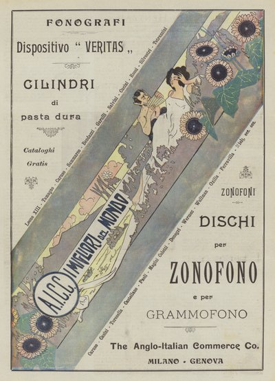 The Anglo-Italian Commerce Co (litografia a colori) da Italian School