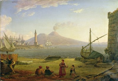 La baia di Napoli da Italian School
