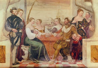 Il gioco delle carte, 1570 da Italian School