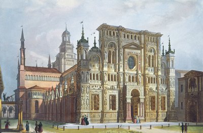 La Certosa vicino a Pavia da Vedute di Milano e dintorni da Italian School