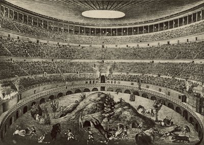 Il Colosseo, La grande caccia alle bestie selvatiche da Italian School