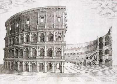 Il Colosseo, costruito nell