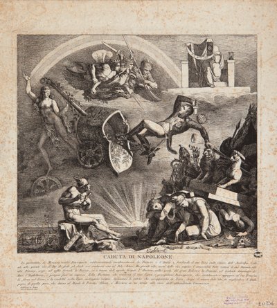 La caduta di Napoleone - Cartone animato della caduta dell
