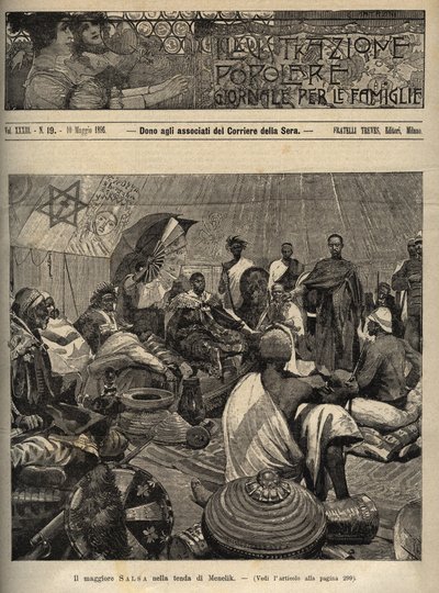 La Prima Guerra Italo-Etiopica (1895-1896). Maggiore Tommaso Salsa e Capitano Annibale Anghera davanti all