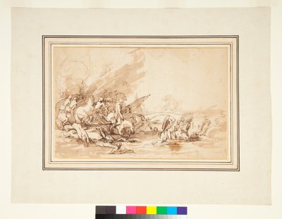 La fuga di Cloelia e delle sue compagne, 1650-1700 da Italian School