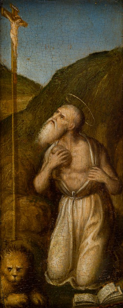 La stigmatizzazione dei santi Francesco e Girolamo, c.1480 da Italian School