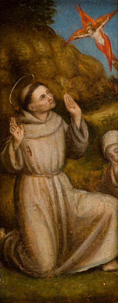 La Stigmatizzazione dei Santi Francesco e Girolamo, c.1480 da Italian School