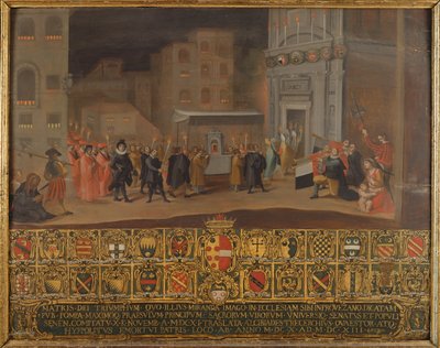 La Traslazione delle Spoglie della Madonna di Provenzano, 1610 da Italian School