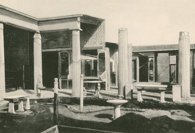 Il Viridarium nella Casa dei Vettii. Com