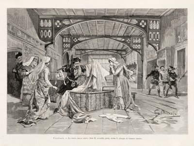 La scena del cesto (Atto II, Parte Due, Scena I) dell