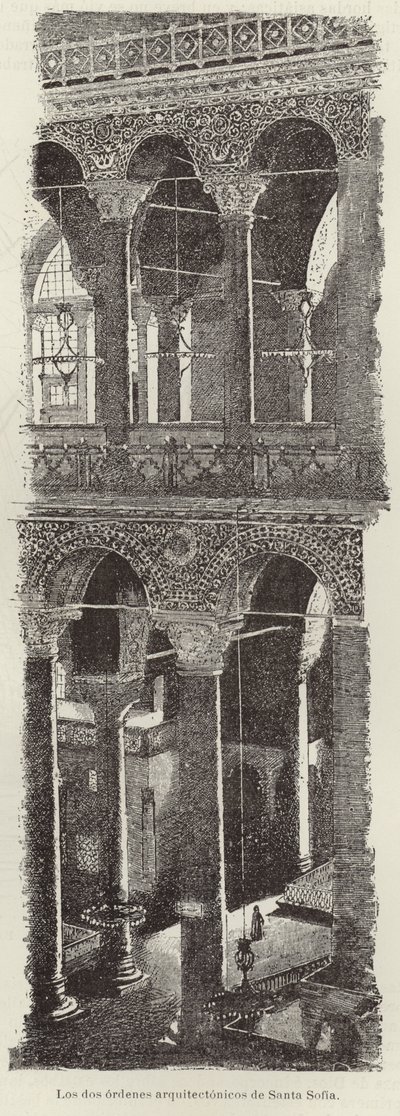 I due ordini architettonici di Santa Sofia da Italian School