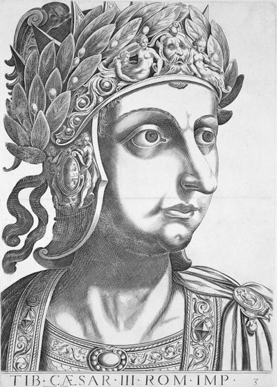Tiberio Cesare (42 a.C.-37 d.C.), 1596 da Italian School