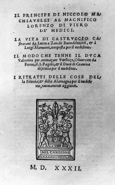 Pagina del titolo di 