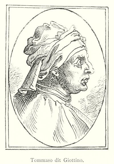 Tommaso detto Giottino (incisione) da Italian School