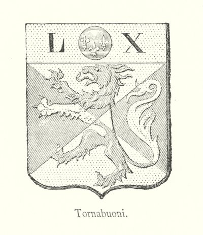 Tornabuoni (incisione) da Italian School