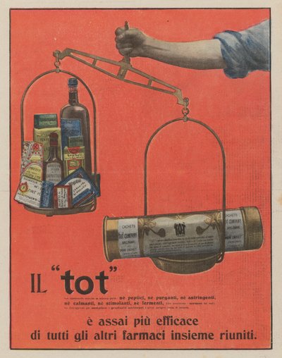 Tot (litografia a colori) da Italian School