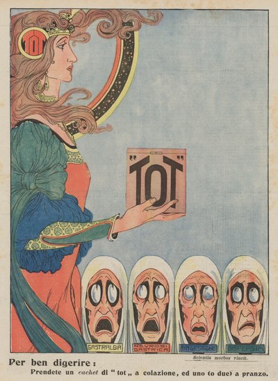Tot (litografia a colori) da Italian School