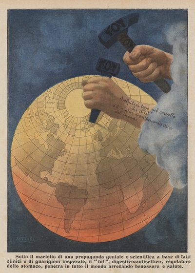 Tot (litografia a colori) da Italian School