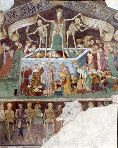Trionfo della Morte e danze della morte (dettaglio) da Italian School