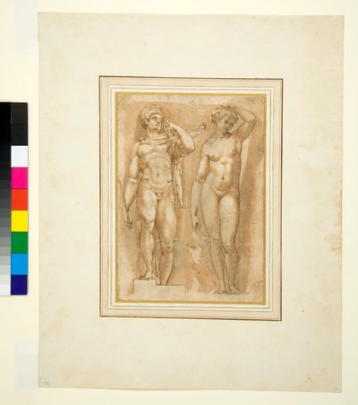 Due divinità antiche, c.1600 da Italian School