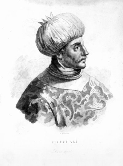 Ulucci Ali (m.1587) il pirata turco da Italian School