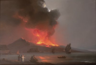 Il Vesuvio in Eruzione nel 1820 da Italian School