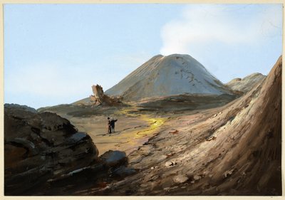 Vesuvio, ottobre 1880 da Italian School