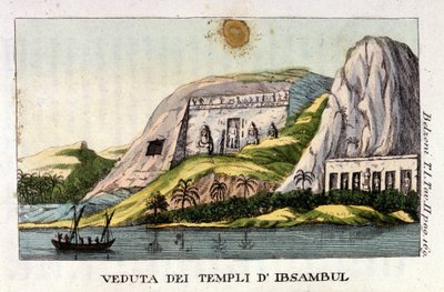 Veduta del Tempio di Abu Simbel. L