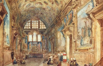 Vista di un Interno del Palazzo Ducale a Venezia, c. 1840 da Italian School