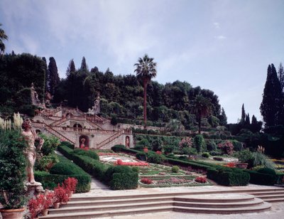 Veduta dei giardini da Italian School