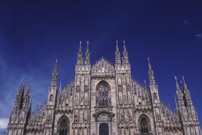 Veduta della facciata ovest, iniziata nel 1386 da Italian School