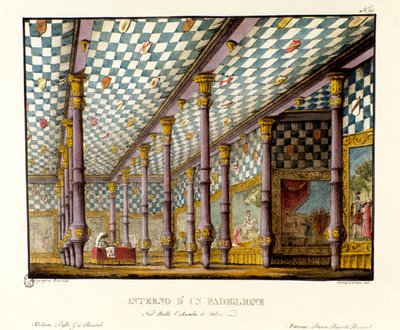 Veduta della tenda di Edoardo III, Re d