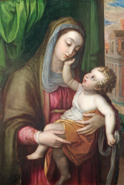 Vergine e Bambino, c.1600 da Italian School