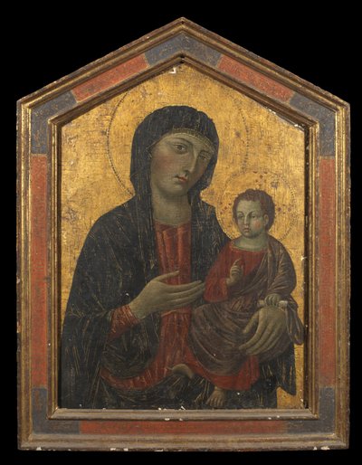 Vergine col Bambino, falso nello stile di Cimabue da Italian School
