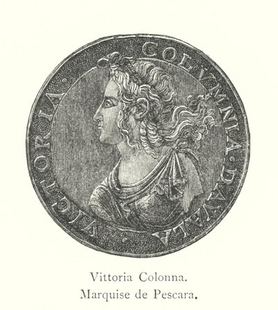 Vittoria Colonna, marchesa di Pescara da Italian School