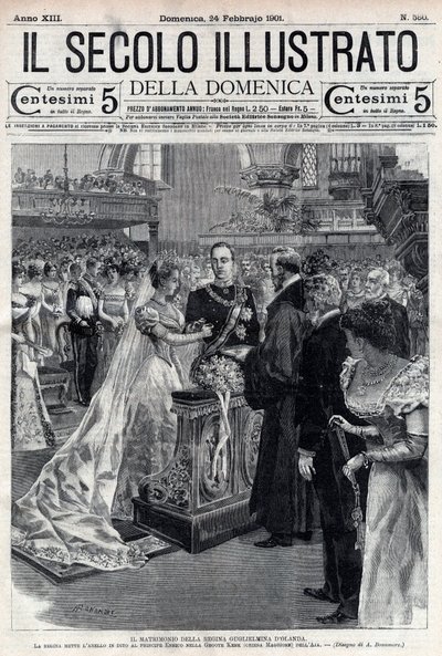 Matrimonio della regina Guglielmina d