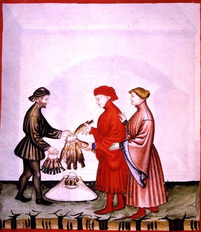 Fol.106v Uccellini e Tordi, illustrazione da 