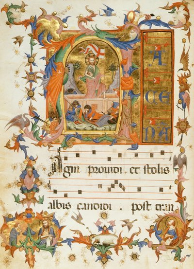 f.80v La Resurrezione, dal 