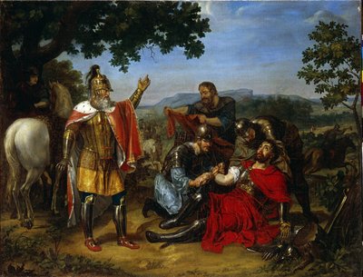 Granduca Dmitry Donskoy sul campo di Kulikovo da Ivan Afanasievich Ugryumov