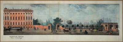 Prospettiva Nevskij - Il Palazzo Anichkov da Ivan Alekseevich Ivanov