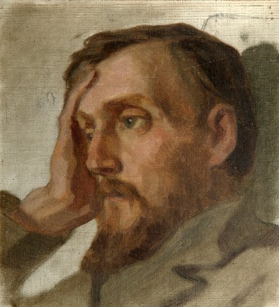 Ritratto del critico letterario e filosofo Vissarion G. Belinsky da Ivan Alexandrovich Astafyev